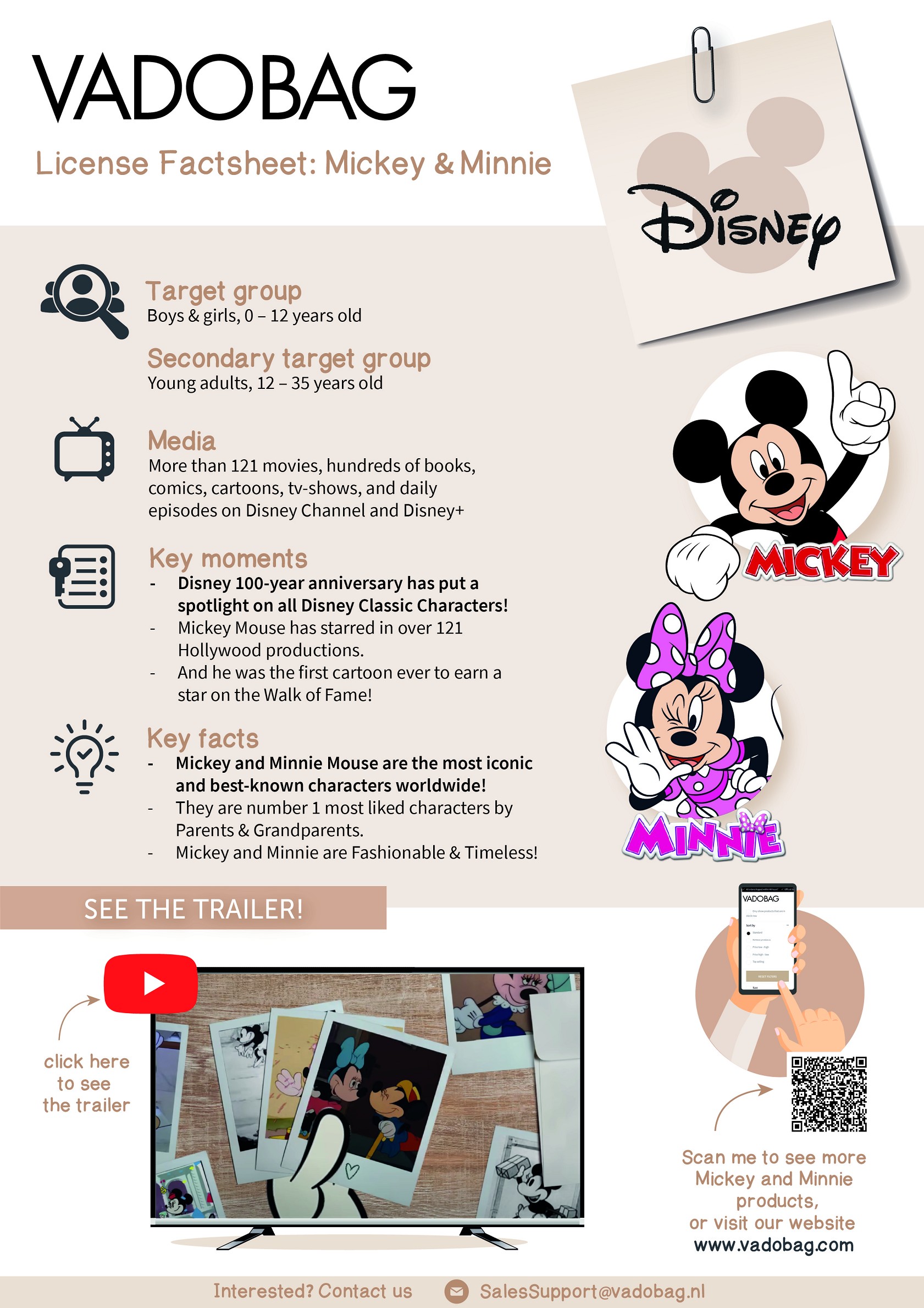 Factsheet Mickey & Minnie Mouse