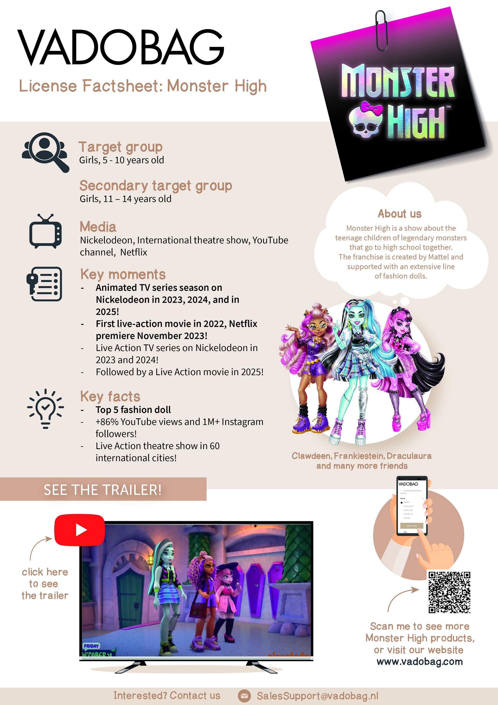 Factsheet Monster High